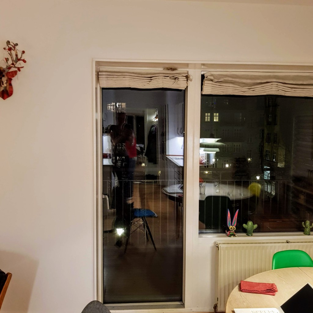 Window reflection because clean